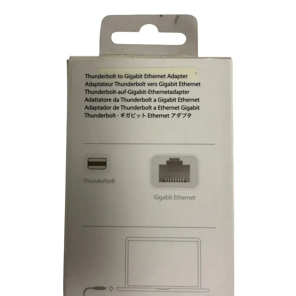 Apple Thunderbolt to Gigabit ethernet adapter White A1433